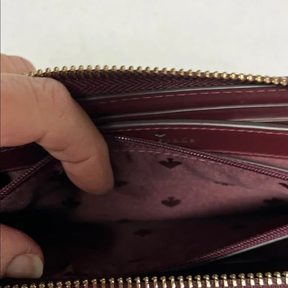 Kate Spade Cream and Brown Leather Wallet - Picture 10 of 13